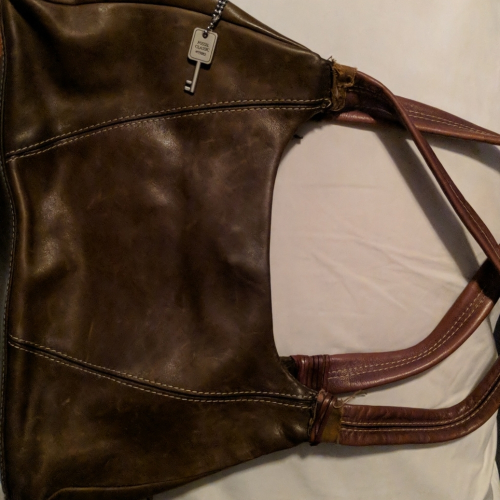 Brown Fossil Handbag